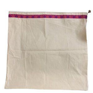 Tory Burch 3 Arrow Print Dust Bag Protective Cover Pink/Orange/Canvas